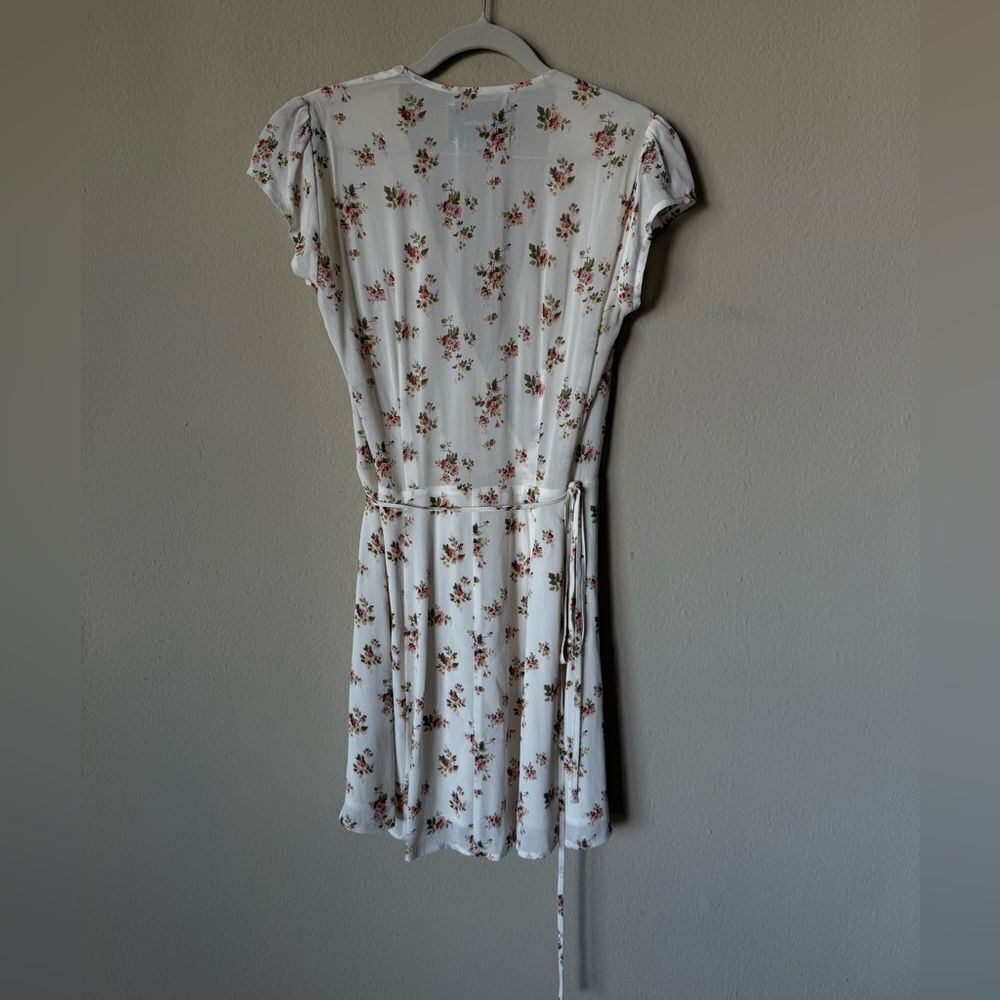 Reformation Dawn Mini White Floral Dress Size XS - Picture 6 of 8